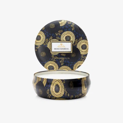 Nordic Nest 3-wick in a tin candle 60 hours Moso Bamboo