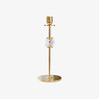 Nordic Nest Alba candle sticks 30 cm Solid brass and glass