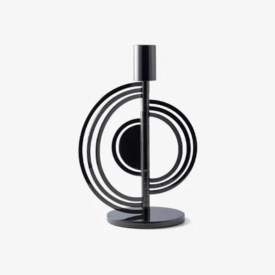 Nordic Nest KLONG Cirkus Candlestick Black small