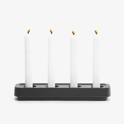 Nordic Nest Stumpastaken candle holder black long