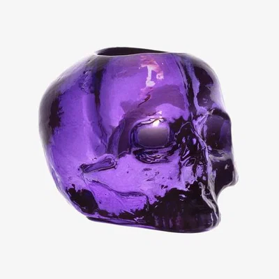 Nordic Nest Skull votive purple