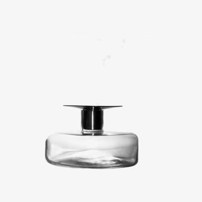 Nordic Nest Skrufs Glasbruk Halo candle sticks Clear. small