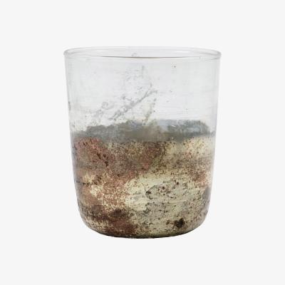 Nordic Nest Gem tea light holder Ø9 cm Clear-grey