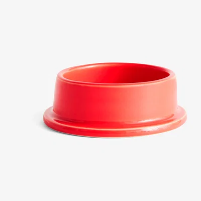 Nordic Nest HAY Column block candle holder small Ø10 cm Warm red