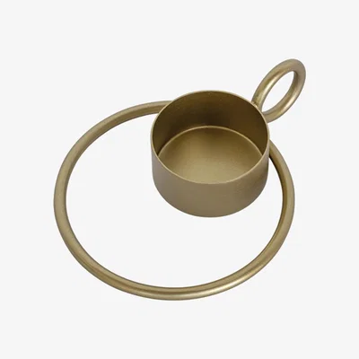 Nordic Nest Circles lantern 11.5 cm Gold