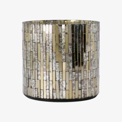 Nordic Nest Cara tea light holder Ø10 cm Silver