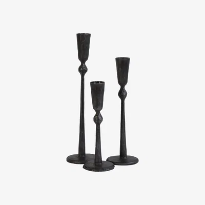 Nordic Nest Boule candle sticks black Small