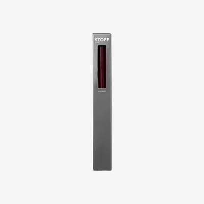 Nordic Nest STOFF conical candle by Ester & Erik 6-pack Burgundy red