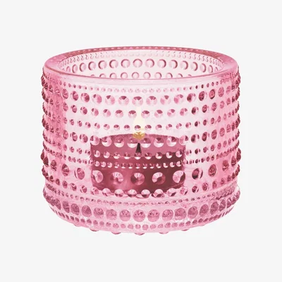Nordic Nest Kastehelmi candleholder pale pink