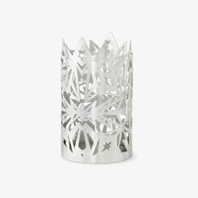 Nordic Nest Karen Blixen lantern 16 cm Silver plated