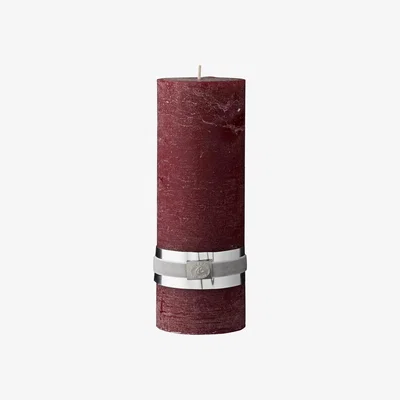Nordic Nest Lene Bjerre rustic candle pomegrante Ø7.5 cm 20 cm