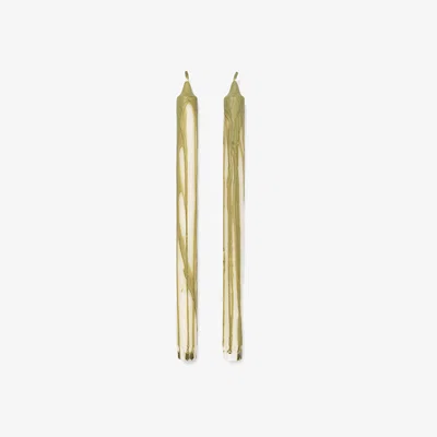 Nordic Nest Dryp stearin candle 2-pack Olive