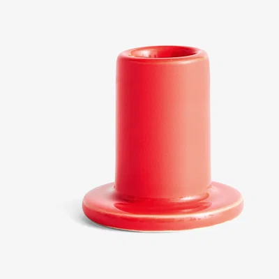 Nordic Nest HAY Tube candle stick 5 cm Warm red