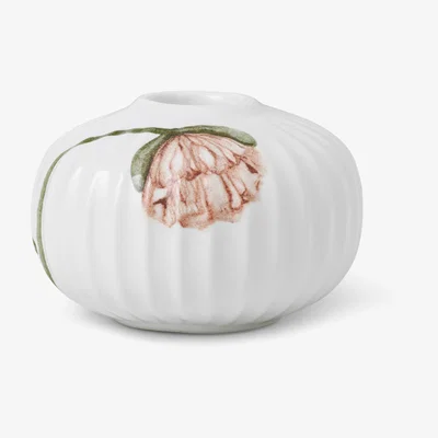Nordic Nest Hammershøi Poppy candle sticks Ø7.5 cm white