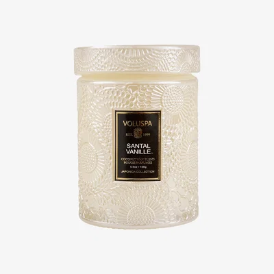 Nordic Nest Japonica scented i glass jar 50 hours santal vanille