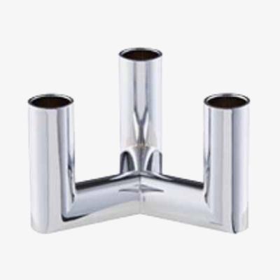 Nordic Nest Uyuni Lighting Uyuni Matrix mini candle sticks 3 arms Chrome