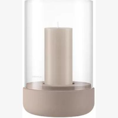 Nordic Nest blomus Calma lantern with block candle Ø12 cm Fungi