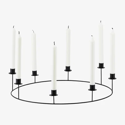 Nordic Nest Ring candle sticks Ø50 cm Black