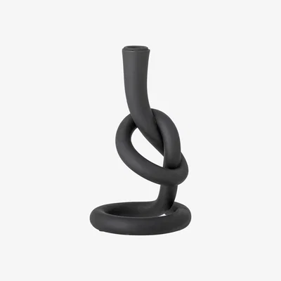 Nordic Nest Flikka candle sticks 21.5 cm Black