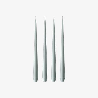 Nordic Nest Ester & Erik candle 32 cm 4-pack light grey Lacquered