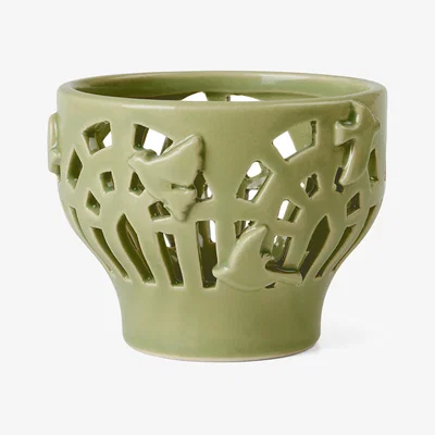 Nordic Nest Kähler Orangery candle holder Ø9 cm Spring leaf