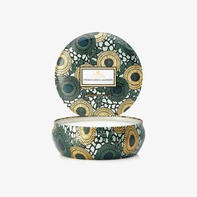 Nordic Nest 3-wick in a tin candle 60 hours French Cade & Lavender