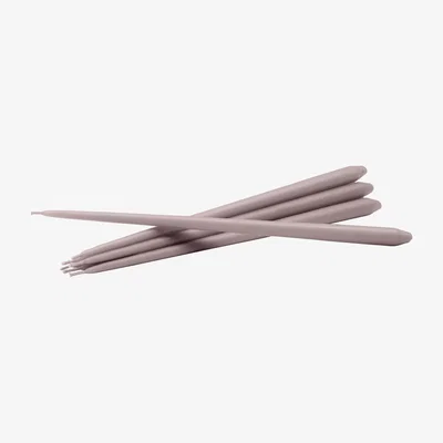 Nordic Nest STOFF tapered candle by ester & erik 6-pack Soft rose