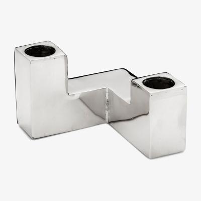 Nordic Nest Tube candle sticks 6 cm Nickel-plated brass