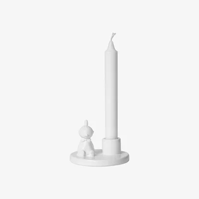 Nordic Nest Pluto Design Lilla My candle holder ceramic White