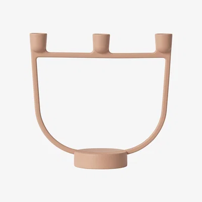 Nordic Nest Open candle holder light terracotta