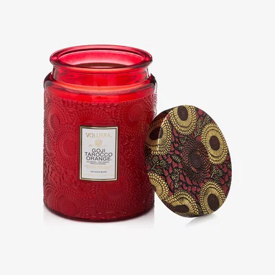 Nordic Nest Scented candle glass jar 100 hours Goji Tarocco Orange