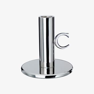 Nordic Nest Monogram candlestick 11 cm nickle plated brass