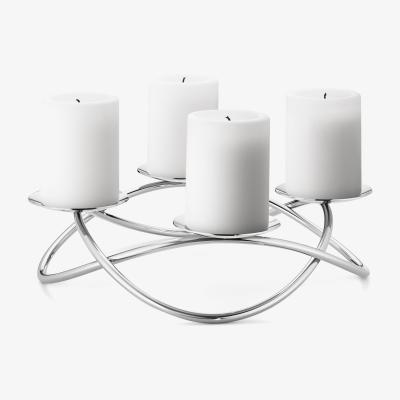 Nordic Nest Season block candle holder polished