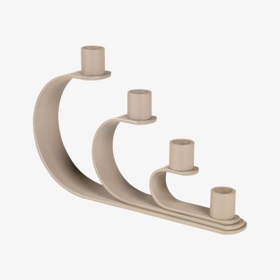 Nordic Nest Nami candle sticks Warm grey