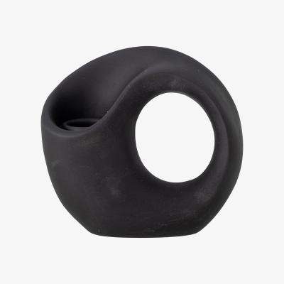 Nordic Nest Bloomingville Lavinia candle sticks Black