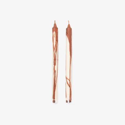 Nordic Nest Dryp stearin candle 2-pack Rust