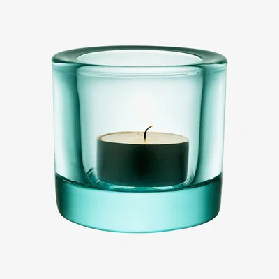 Nordic Nest Kivi candle holder water green