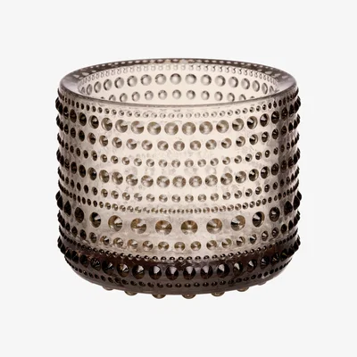Nordic Nest Kastehelmi candleholder linen