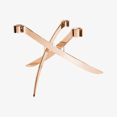 Nordic Nest Uyuni Lighting Uyuni Lightarch mini candle sticks 3 arms Rosé gold
