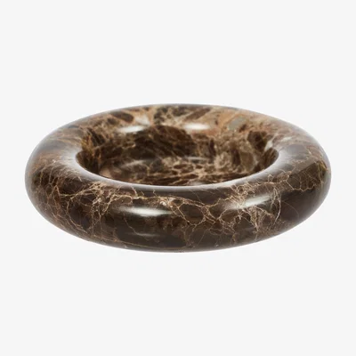 Nordic Nest OYOY Savi marble candle sticks large H3 cm Choko