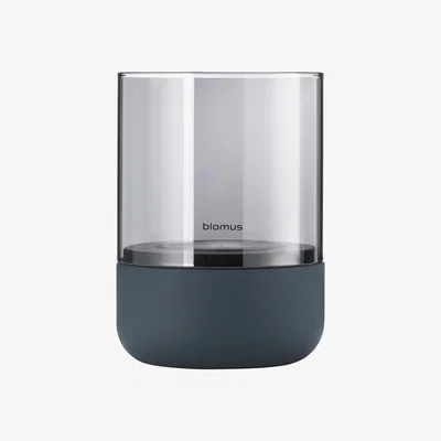 Nordic Nest Calma lantern with tea light Ø10 cm Steel grey