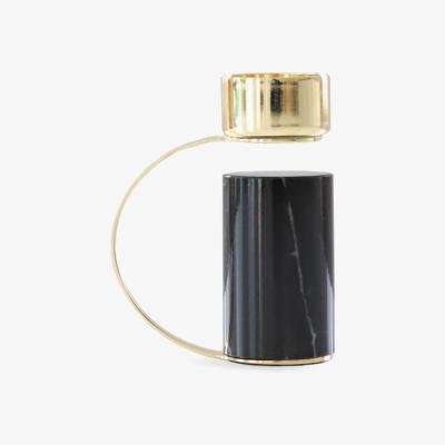 Nordic Nest Heavy candle holder nero marquina