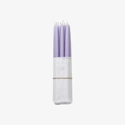 Nordic Nest Broste Copenhagen Broste Copenhagen dipped antique candles 10-pack Orchid light purple