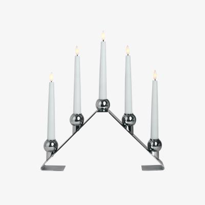 Nordic Nest Watt & Veke Luna advent candle Chrome