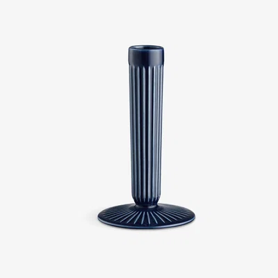 Nordic Nest Hammershøi candleholder 17 cm indigo