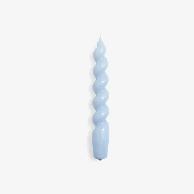 Nordic Nest HAY Candle Spiral candle Light blue