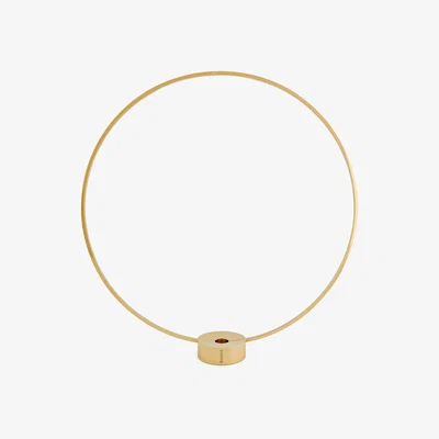 Nordic Nest Gloria candle holder, large brass