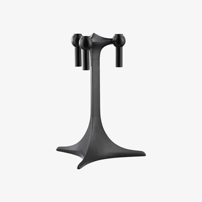Nordic Nest STOFF Nagel candle stand Black