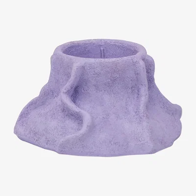 Nordic Nest Mette Ditmer Art Piece lava candle sticks Ø12.5 cm Light lilac