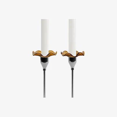 Nordic Nest Sagaform Viva candle cuff 2-pack Amber